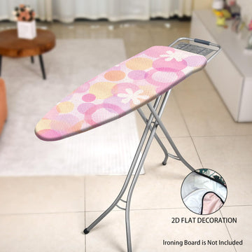 Fundas para Tabla de Planchar Resistentes con Superficie Antideslizante - Protector de Tamaño Completo, Lavable a Máquina, Apta para Mesas de Planchar Estándar (Tabla No Incluida) - Decoración para Lavandería en Rosa/Beige/Gris/Azul/Rojo//Blanco - Acceso