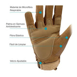 Guantes Tácticos Oakley Protección Nudillos Moto Dedo Largo  082C