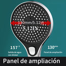 Cabezal de ducha de alta presión con panel grande electroplateado, cabezal de ducha presurizado, cabezal de ducha súper potente, cabezal de ducha tipo lluvia para baño
