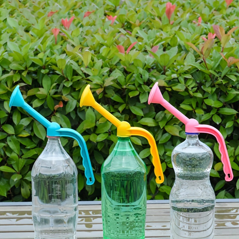 Rociador de regadera portátil ergonómico con boquilla azul de plástico y mango ergonómico - Distribución uniforme para suculentas, hierbas, bonsái - Jardín, patio, oficina, regaderas para plantas, herramienta de riego para jardín, diseño amigable para el