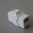 10 Piezas de Paneles Ethernet RJ45 CAT6A - Conectores Keystone Blindados UTP con Contactos Dorados, Cableado Recto y Cruzado, Fácil Instalación para Redes Domésticas/Oficina/Gaming
