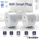 WGHUIS Enchufe Inteligente, Toma WiFi para Hogar Compatible con Alexa y Google Home, Control Remoto y Función de Temporizador, Solo 2.4GHz, App Cozylife