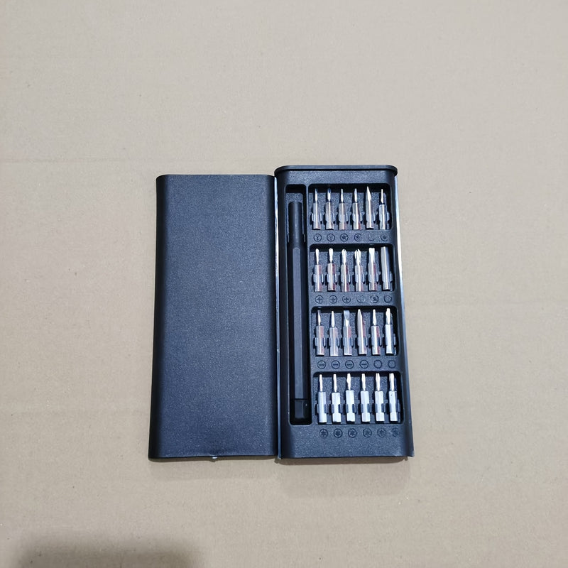 1 Juego [Multiusos] 25 En 1 Llave De Tornillo De Precisión - Una Herramienta Versátil Para Reparaciones De Relojes, Teléfonos Móviles Y Tabletas - Plástico Duradero