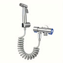 Kit de Ducha Manual de Acero Inoxidable con Manguera de 4.8 Pulgadas y Soporte de Pared - Boquilla Autolimpiable, Impermeable y Resistente, Ideal para Baño, Aseo de Mascotas, Diseño Moderno | Estructura Duradera, Accesorio para Ducha