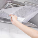 Papel Filtro Absorbente de Aceite Blanco, Película Adhesiva a Prueba de Aceite para Campana de Cocina Resistente al Fuego, Cubierta Separadora de Aceite para el Hogar, Accesorio de Cocina Fácil de Limpiar