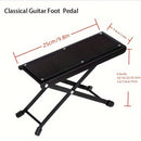 Delicia del ProGuitarrista - Pedal de Guitarra Metálico Ajustable de 4 Niveles con Diseño Plegable, Reposapiés Ergonómico y Construcción Duradera para una Experiencia de Juego Mejorada