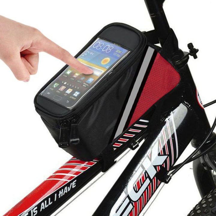 Estuche Alforja Bicicleta Impermeable Porta Celular Documentos