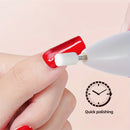 Deslustrador de Uñas Eléctrico BANUCHE - Cortaúñas y Pulidor Portátil Automático con Batería para Adultos, Ancianos - Herramienta Compacta de Manicura Pedicura para Viajes con Palitos de Lija, Diseño Ergonómico, Mango Antideslizante