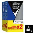 DESOD REXONA MEN 2U 96G CLIN CLEAN CREMA