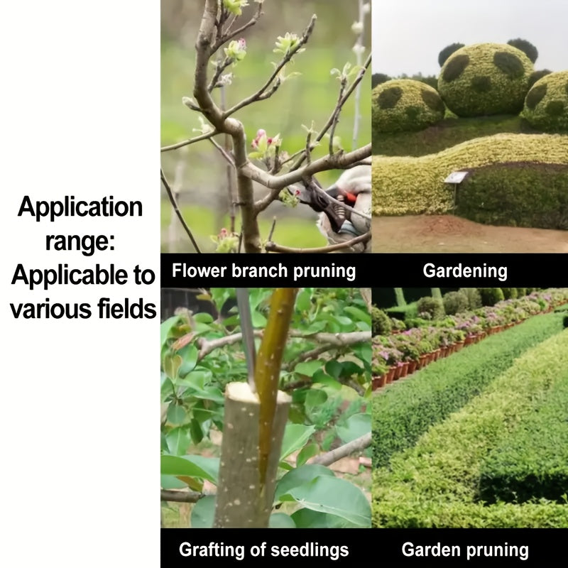 1pz Tijeras de Poda de Acero SK5 - Tijeras para Jardín Resistentes con Mangos Antideslizantes Ergonómicos, Cuchillas Afiladas para Recortar Árboles y Ramas, Uso Manual, Sin Necesidad de Electricidad, Herramientas Profesionales y Domésticas para Jardinerí