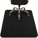 1pc Alfombra para silla de oficina, KOKOJO, para pisos de madera dura y cerámica, alfombra de silla giratoria para computadora, grande, antideslizante, hecha de poliéster, con escritorio bajo perfil de alfombra baja, para oficina en casa