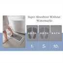 Alfombra de baño antideslizante de diatomeas, suave y altamente absorbente, secado rápido, ideal para baños, cocinas y lavanderías. Lavable a máquina, sin olores, sin necesidad de energía, alfombrilla superabsorbente antiadherente