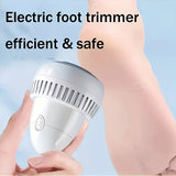 Amoladora Eléctrica para Pies con 2 Piedras de Pulir y 2 Velocidades - Recargable USB, Diseño Compacto para Uso en Casa, Regalo Ideal para el Día del Padre, Navidad o Año Nuevo