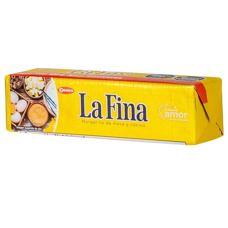 MARGARINA LA FINA 125G BARRA