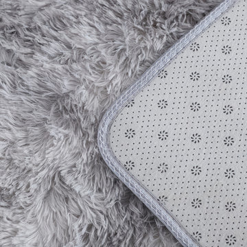 Alfombra redonda mullida, antideslizante de fibra de poliéster tejida, tapete liviano hecho a máquina para sala, dormitorio, cuarto de juegos, decoración de residencia estudiantil, lavable a mano, respaldo de goma, ideal para Halloween, Pascua, Hanukkah