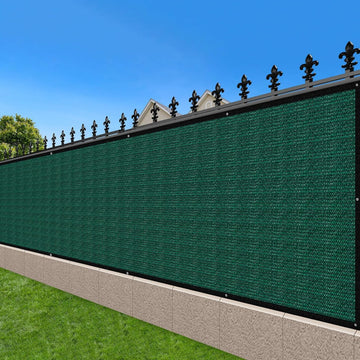 Malla de privacidad 90% con protección UV - Cubierta de PVC con ojales y clips de fijación para jardín, patio, terraza, decoración interior/exterior