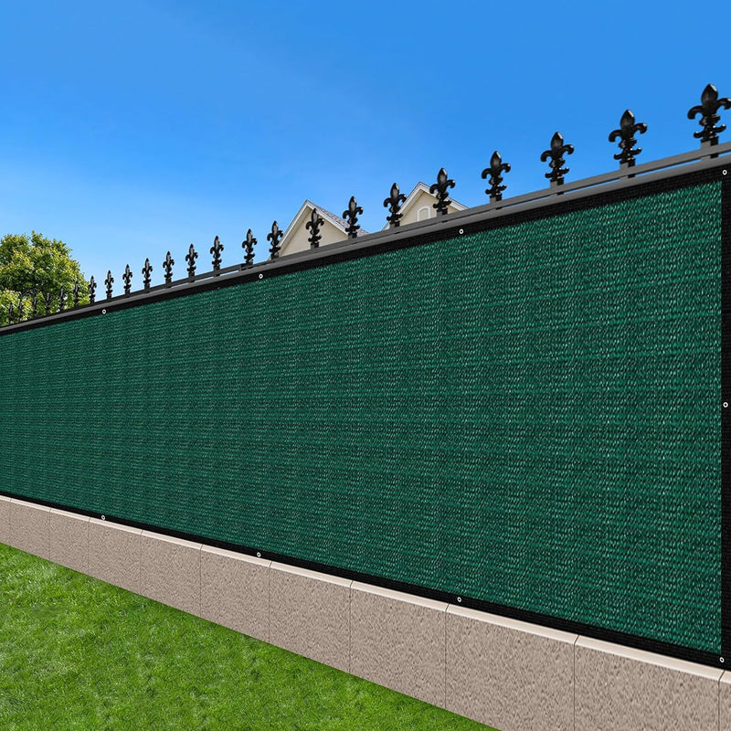 Malla de privacidad 90% con protección UV - Cubierta de PVC con ojales y clips de fijación para jardín, patio, terraza, decoración interior/exterior