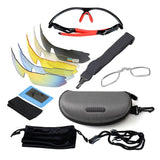 Gafas Deportivas Ciclismo 5 Lentes Intercambiables Estuche MJ418