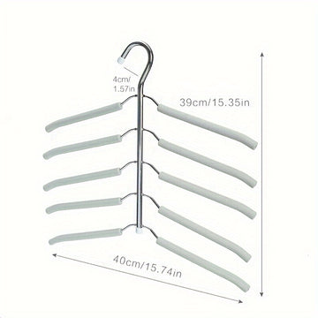 Percha Multi-capa Para Ropa, Tendedero De Metal, Ahorro De Espacio Y Organización Para Armario, Closet, Dormitorio