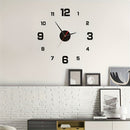 Reloj de pared digital 3D moderno NONZHU, pantalla grande luminosa, funcionamiento silencioso, ideal para sala y dormitorio (el estilo luminoso solo emite luz en ambientes oscuros), perfecto para Navidad