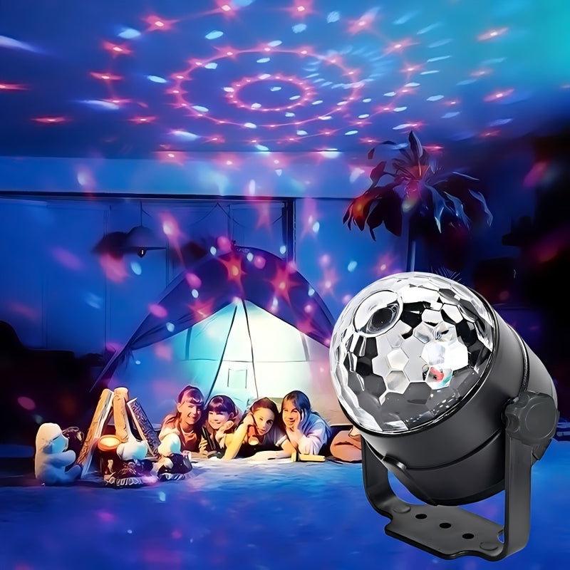 Luz LED para escenario, bola disco RGB con control remoto, 7 modos, ideal para fiestas en casa, bares, karaoke, bodas y más