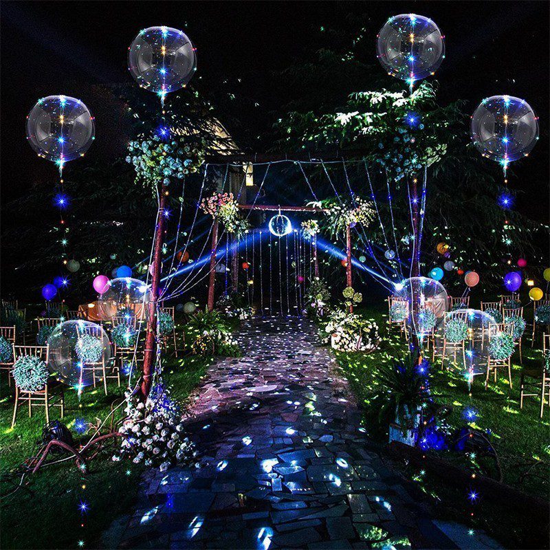 Globos Led Gigante 45 Cm + Micro Led Globo Vinilo Bomba Led