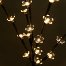 1 pza Luces de árbol de cerezo florecido, decoración para hogar, jardín y ciudad, bodas, cumpleaños, Navidad, festivales, fiestas, interiores y exteriores, luz blanca cálida