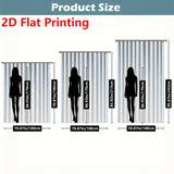 2D Cortinas de Impresión Plana, 2 Piezas – Diseño Digital de Conjunto de Plantas en Verde Profundo con Toque Artístico Natural, Decoración para Primavera/Verano, Adecuadas para Puertas, Ventanas, Patios, Uso Interior y Exterior, Tela de Fondo, Ideal para