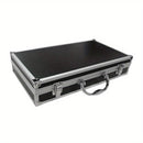 Conjunto de micrófono de tarjeta de sonido, estuche de aluminio, micrófono inalámbrico universal, bolsa portátil, maleta de carcasa dura, accesorios de mezclador.