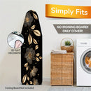 2D Plano, Funda de Tablero de Planchar 2D Plano, Funda de Polvo de Tablero de Planchar Lavable, Fácil de Instalar, Se Ajusta a la Mayoría de los Tamaños Estándar de Tablero de Planchar, Accesorios de Planchar, Decoración del Hogar de Verano y Otoño (Sin