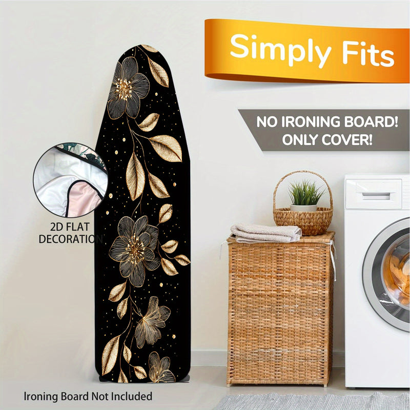 2D Plano, Funda de Tablero de Planchar 2D Plano, Funda de Polvo de Tablero de Planchar Lavable, Fácil de Instalar, Se Ajusta a la Mayoría de los Tamaños Estándar de Tablero de Planchar, Accesorios de Planchar, Decoración del Hogar de Verano y Otoño (Sin
