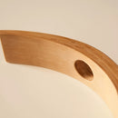 Soporte de vino de bambú moderno - Soporte vertical para botellas que ahorra espacio para decoración del hogar, soporte de exhibición elegante y duradero para cocina, comedor o bar, organizador de cocina, diseño minimalista, acabado natural.
