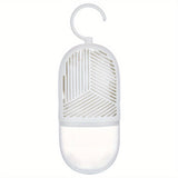 Deshumidificador Reutilizable para Armario con Colector de Agua y Gancho - Caja de Almacenamiento Colgante Antimoho para Guardarropa, Armario