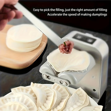 Máquina eléctrica para hacer empanadillas - 1 unidad, 2023 USB recargable automática para presionar masa, herramienta para moldear empanadillas y tartas caseras, material PP, batería de polímero de 600 mAh, hace 1500 empanadillas por carga, artilugio de
