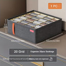 Caja De Almacenamiento De Ropa Interior De 6/7/20 Rejillas, Organizador De Armario Para El Hogar, Caja Divisoria De Pantalones Y Calcetines Y Cubo De Embalaje