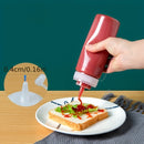 Juego de Botellas de Salsa para Ensalada de Tomate con Boquilla de Plástico Transparente y Pote de Aceite Comercial para Salsa de Condimento
