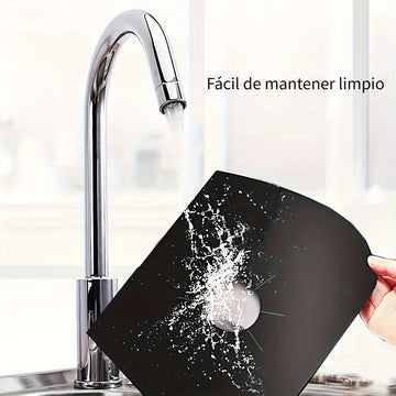 Juego de 4 tapetes reutilizables para quemadores de estufa para proteger la superficie de la estufa, ideal para herramientas y accesorios de limpieza de cocina, sin batería, accesorios para cocina de RV.