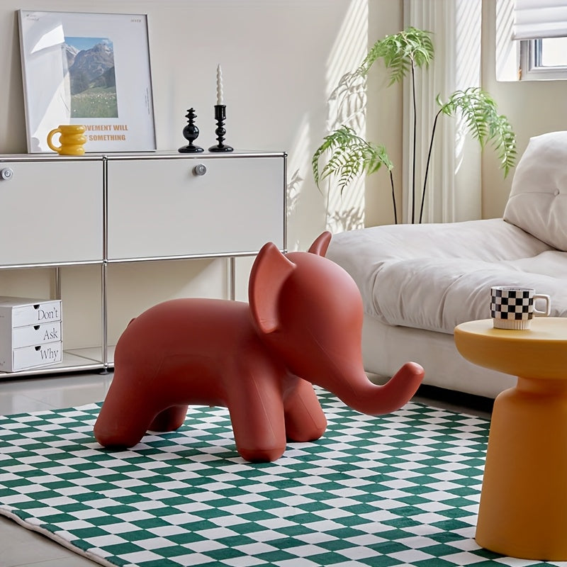 Cojín de Silla Decorativo en Forma de Elefante Creativo y Adorable para Sala con Diseño de Animales de Dibujos Animados