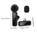 Micrófono inalámbrico con cable K3 (J81) USB, recargable con batería de polímero, con enchufe de 2,5 mm y indicador LED para conferencias de video, podcasting y grabación de voz. Disponible en negro, ideal para cantantes, podcasters y grabación de voz. D