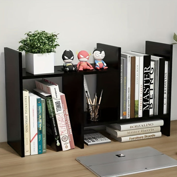 Estantería De Escritorio Para Dormitorio, Estantería De Oficina, Estante De Almacenamiento De Cocina, Estante De Almacenamiento De Mesa Creativa De Madera