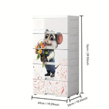 1pc Caja de Almacenamiento para Ropa Interior, Estante Organizador y Armario para Balcón