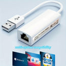 Adaptador de Tarjeta de Red Ethernet USB a RJ45 para Computadora 2.0, Interfaz de Red con Conexión y Reproducción de 100 Mbps, Sin Necesidad de Controladores, Portátil, 1 Pieza