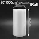 1 Rollo de Bolsas para Almacenamiento de Vacío - Opciones 20cm×10m o (20/25/30cm)×15m - Plástico Grueso de Calidad Comercial para Congelación, Sous Vide y Preparación de Comidas, Sellado Hermético, Libre de BPA y Resistente, Compatible con Todas las Sela