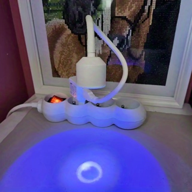 2 unidades de secadores de uñas LED mini con alimentación USB - Diseño plegable y portátil, aplicación rápida de esmalte de gel para uñas de los pies y dedos, no se necesita batería, construcción de plástico, accesorios de tecnología de uñas, diseño eleg