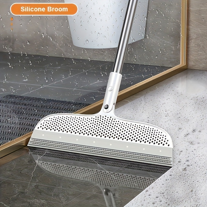 Escobilla de silicona mágica de alta calidad, versátil, sin necesidad de pilas, para baño, azulejos, eliminación de pelo de mascotas, limpieza de suelos y cristales.