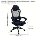 Silla de Juego Ergonómica con Reposapiés - Altura Ajustable, Asiento Giratorio Cómodo para Oficina y Hogar, Ideal para Residencias y E-Deportes