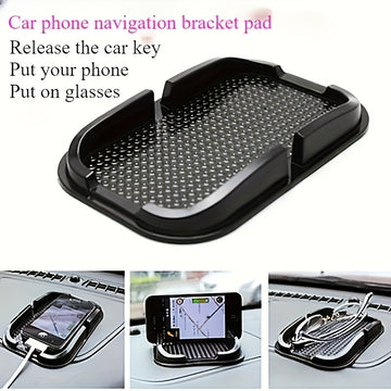 1pc alfombrilla antideslizante universal para tablero de coche, soporte adhesivo para teléfono móvil, accesorio interior de automóvil en silicona