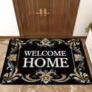 Alfombra de Bienvenida con Diseño de Letras - Antideslizante, Secado Rápido y Fácil de Limpiar, Ideal para Uso Interior/Exterior, Regalo Perfecto