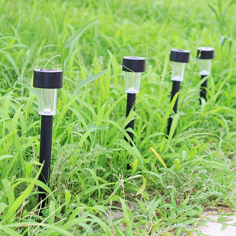 1/10pcs Luces de Jardín Exterior IP44 a Prueba de Salpicaduras con Estaca para Suelo, Iluminación Solar Decorativa Grado Comercial para Césped, Caminos, Terrazas y Áreas Públicas - Patio, Acera y Paisajismo