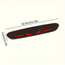 Calcomanías para luces de freno con estilo, alta visibilidad, aspecto de fibra de carbono, material PET duradero, adhesivas para mayor seguridad y estilo personalizado del vehículo, calcomanías para frenos